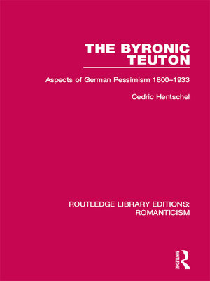 cover image of The Byronic Teuton